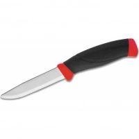 Нож с фиксированным лезвием Morakniv Companion F Rescue, сталь Sandvik 12С27, рукоять резина/пластик купить в Йошкар-Оле