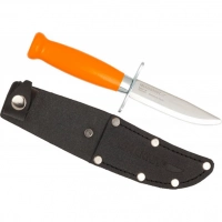 Нож с фиксированным лезвием Morakniv Scout 39 Safe Orange, сталь Sandvik 12C27, рукоять береза, оранжевый купить в Йошкар-Оле