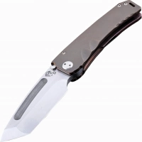 Нож складной Medford Marauder Tanto, сталь D2 Tool Steel, рукоять титановый сплав, бронзовый купить в Йошкар-Оле