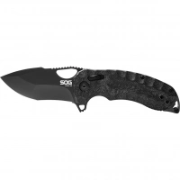 Складной нож SOG Kiku XR Black, сталь CTS-XHP, рукоять микарта купить в Йошкар-Оле