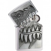 Зажигалка ZIPPO Classic с покрытием Brushed Chrome купить в Йошкар-Оле