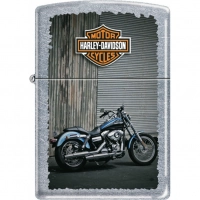 Зажигалка ZIPPO Harley-Davidson® Байк, с покрытием Street Chrome™, латунь/сталь, серебристая, 36x12x56 мм купить в Йошкар-Оле