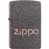 Зажигалка ZIPPO, латунь с покрытием Iron Stone™, серая с фирменным логотипом, матовая, 36x12x56 мм купить в Йошкар-Оле