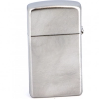 Зажигалка ZIPPO Slim® с покрытием Satin Chrome™, латунь/сталь, серебристая, матовая, 30х10×55 мм купить в Йошкар-Оле